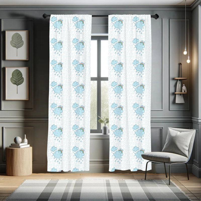 Room Darkening Sliding Panel Pair, 28" x 84"