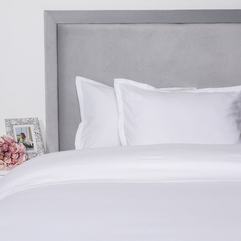 Cotton Flannel Duvet Cover, King, Blue