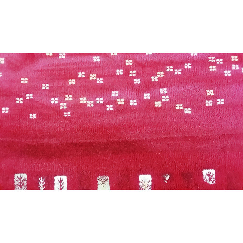 Tapis rouge à motif Sud-Ouest Latisha, 10 pi x 13 pi