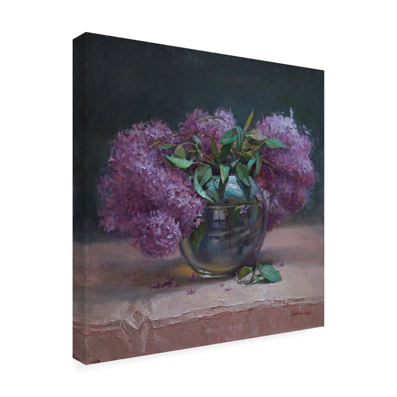 Lilas par Svetlana Orinko, H 14 po x l 14 po x P 2 po