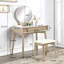 Ensemble coiffeuse et tabouret contemporain en bois-289579586