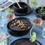 over&back Stackable Semi Hand-Finished Stoneware Dinner Bowls, Set of 4-99279682