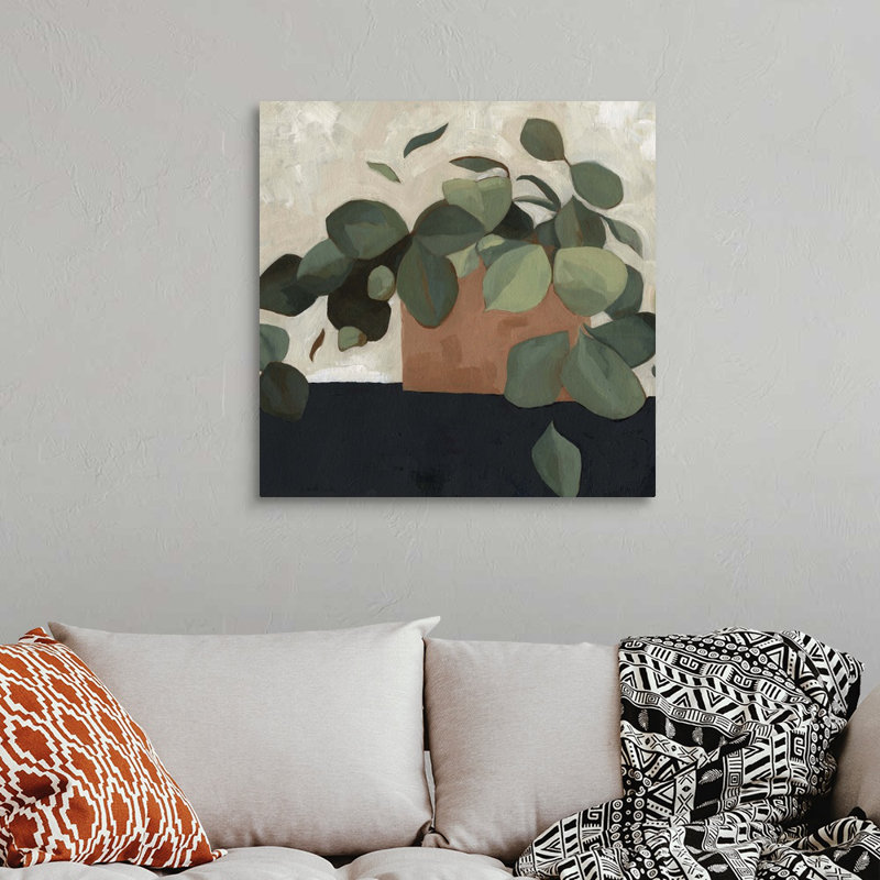 Jade Hoya II, art mural sur toile, Toile tendue, H 30 po x l 30 po