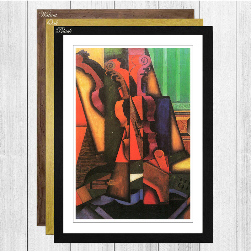Juan Gris - Single Picture Frame Print, Black