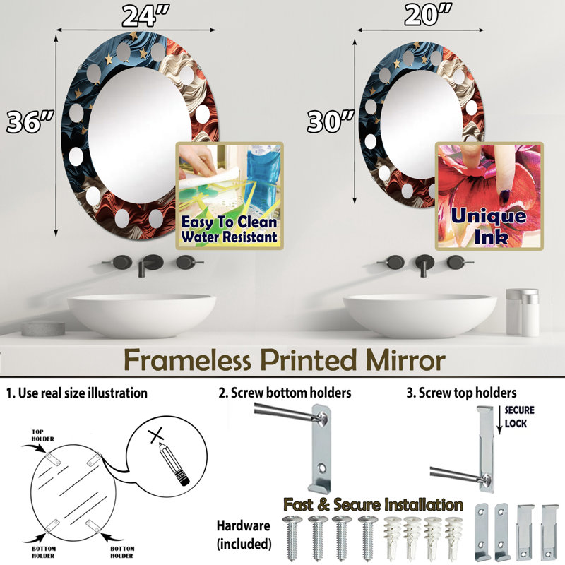 Miroir Zorion, 30 po x 20 po