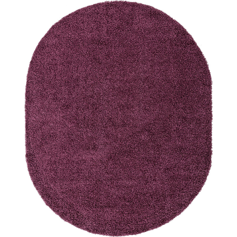 Tapis mauve Renesha, Oval 8 pi x 10 pi