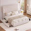 3 Piece Upholstered Velvet Bedroom Set-533151129-533151140