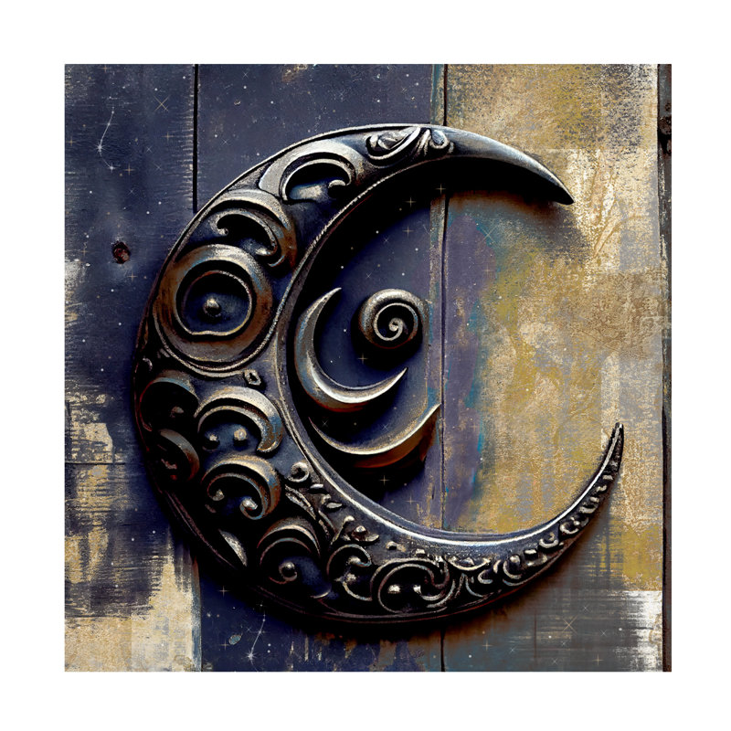 Art sur toile Sasha La Luna II, H 14 po x l 14 po
