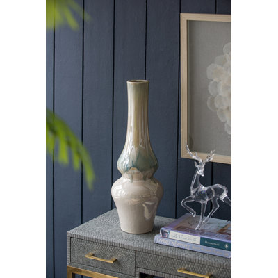 Vase de table en céramique 12,6 po Remy