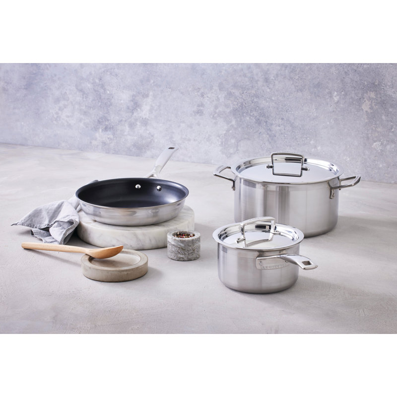 Le Creuset Classic Stainless Steel 5Pc. Cookware Set