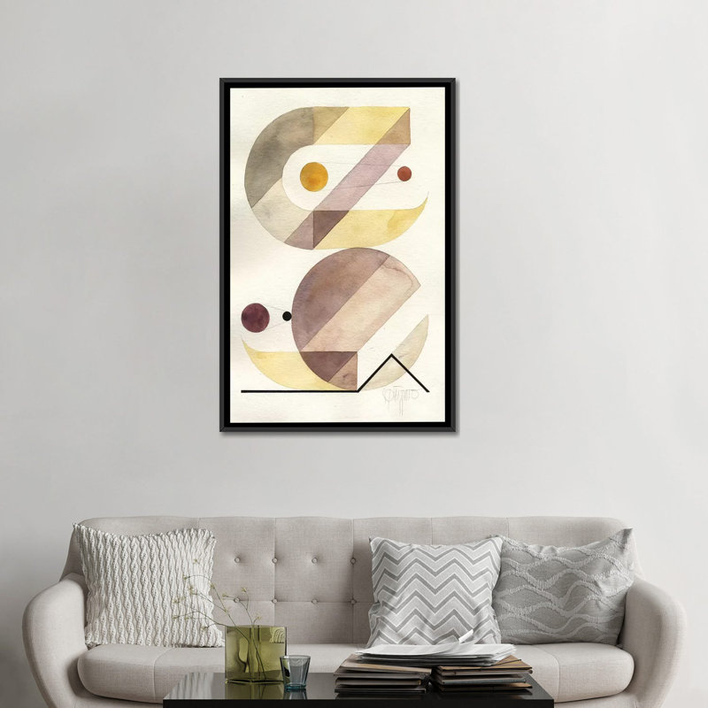 « openspaces xxxii », reproduction sur toile, H 26 po x l 18 po x P 1,5 po, Toile avec cadre noir, Pas de tapis