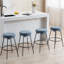 Tabouret de comptoir rembourré 26,97 po Kipten-1214027750