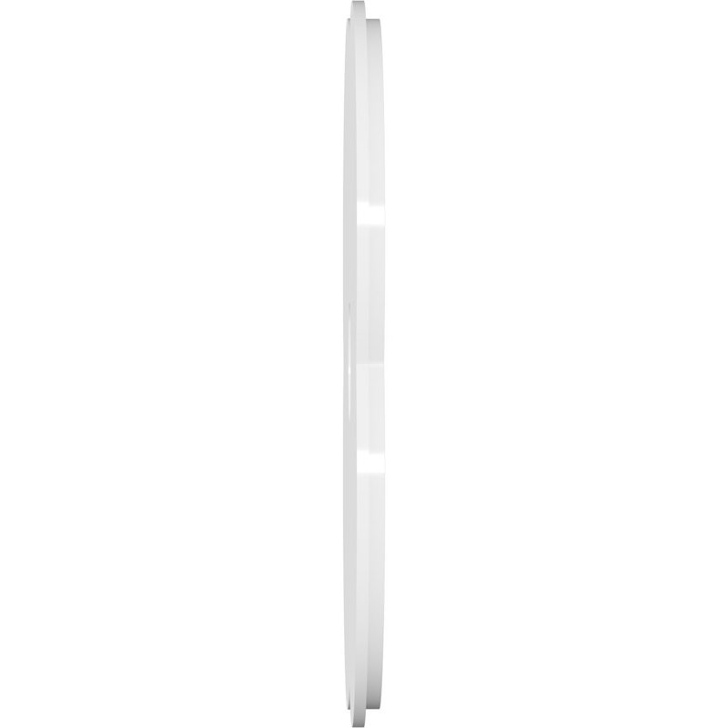 Médaillon de plafond contemporain en PVC de qualité architecturale Charlotte, H 1 po x l 14 po x P 14 po