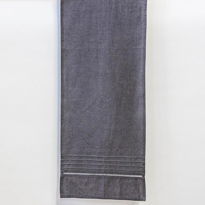 Cotton Table Runner, Black