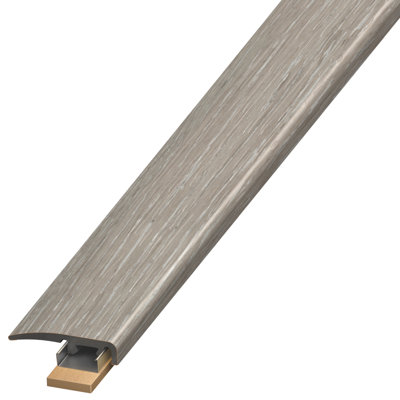 Plastique 0,31 po d'épaisseur 1,38 po de largeur 94 po Seuil / Embout