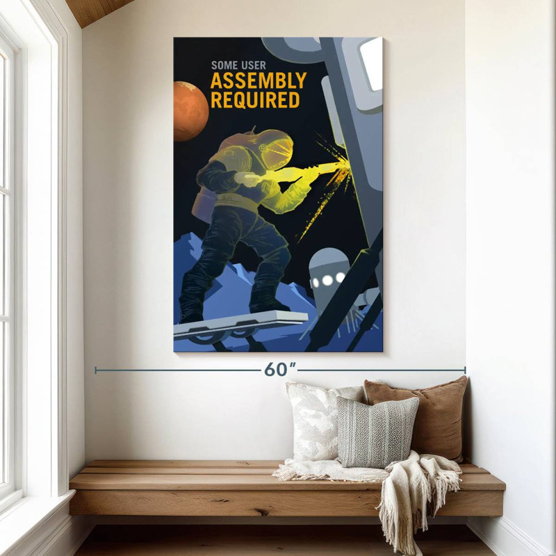 Oberle Mars Explorers Wanted Poster I, 51" H x 34" W