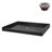 Streamline 48 in. x 36 in. Corner Acrylic Shower Base in Matte Black with Center Drain, Drain Included-118934400