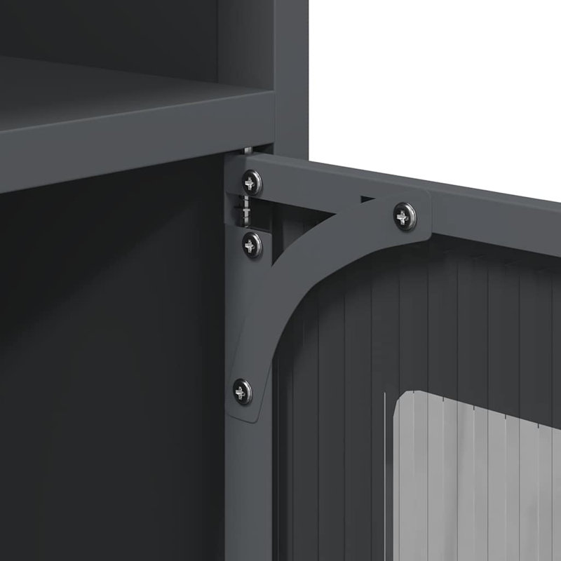 Sideboard 100.5X39x107 Cm Cold-Rolled Steel, Anthracite