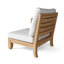 Ensemble de conversation modulaire en teck Sunbrella 5 pièces Luxe