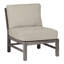 Club Teak Sectional Slipper Chair-83260246-83260248-83260261