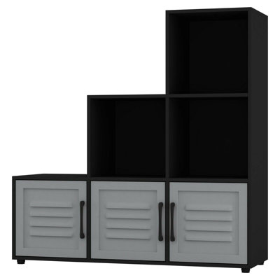 Beronica 90.5cm H x 89cm W Cube Bookcase