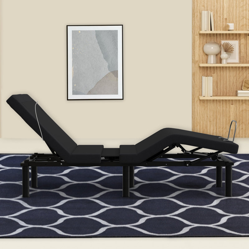 Adjustable Bed Base with Massage System, Zero Gravity, USB Ports, Wallhugger, Wireless Remote
