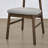 Chenille Fabric Upholstered Dining Chair with Rubberwood Legs-118219185-118219186