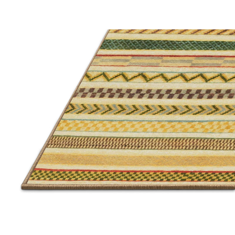 Abstract Indoor Rug, Runner 2' x 5'