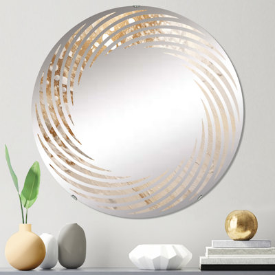 Sediments Abstract Story - Miroir mural en spirale MIR108230 C