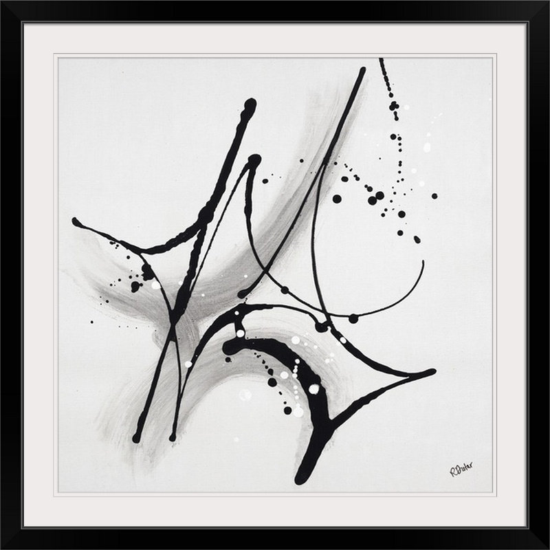 « iii » rikki drotar,, reproduction d’art Divine, H 20" x l 20" x P 1", Cadre noir