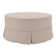 Repose-pieds 36 po 100% lin de couleur unie