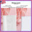 Large Pink Rose Window Curtains, Rose Sheer & Blockout Curtains - 1 Panel-1852634518-1852634517