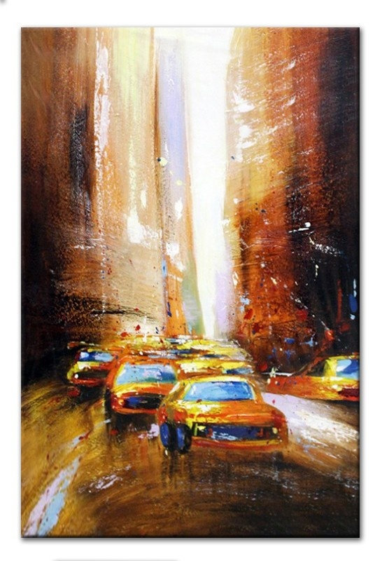 Abstraction - Wrapped Canvas Painting