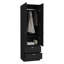 Armoire-penderie 76 po avec 2 tiroirs-588175127