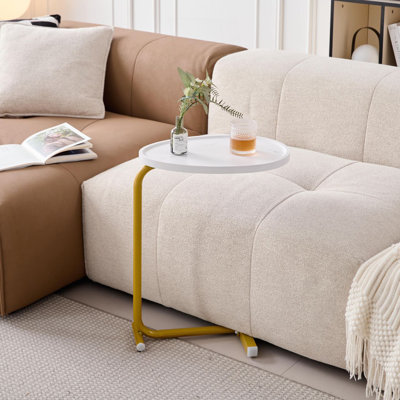 C-Shaped Side Table, Small Sofa Table