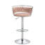 Christal Height Adjustable Swivel Bar Stool-377126491-377126498