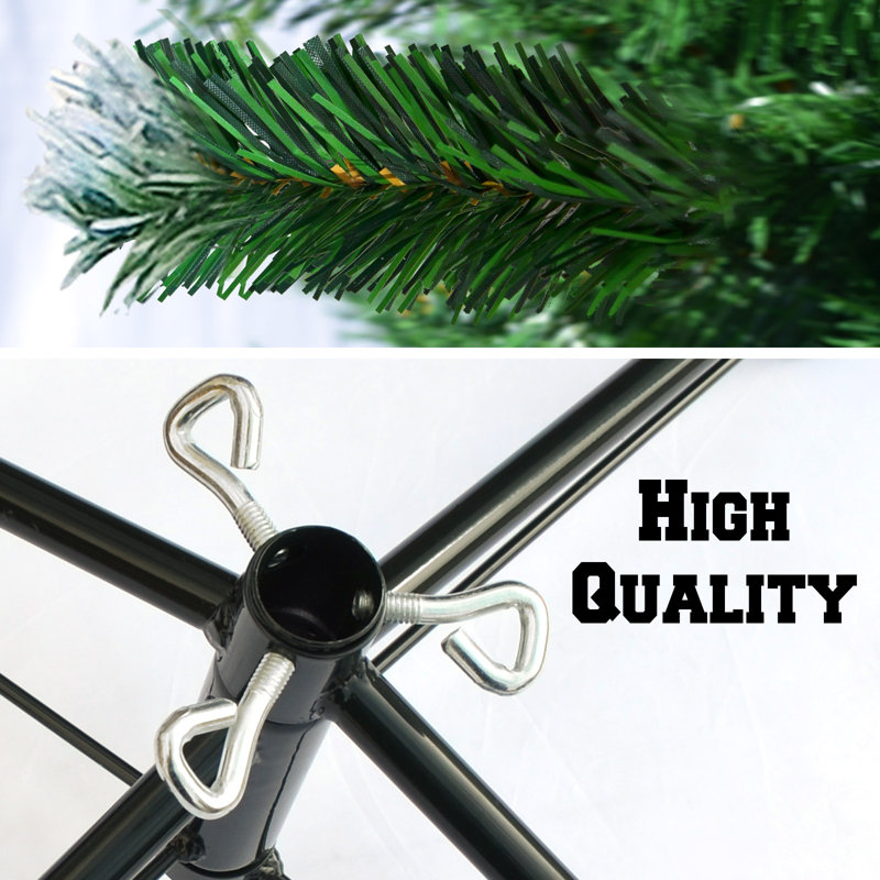 Arbre de noël artificiel pin vert 5 pi bonhomme de neige