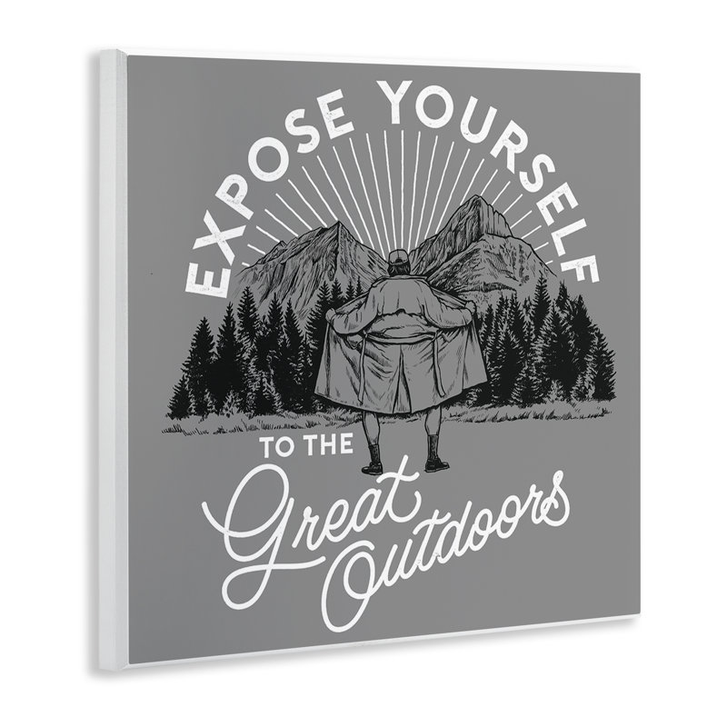 «Expose Yourself», impression sur plaque murale par Jedco Brands, Inc.