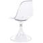 Set of 2 Dining Chairs CLARKSVILLE Transparent
