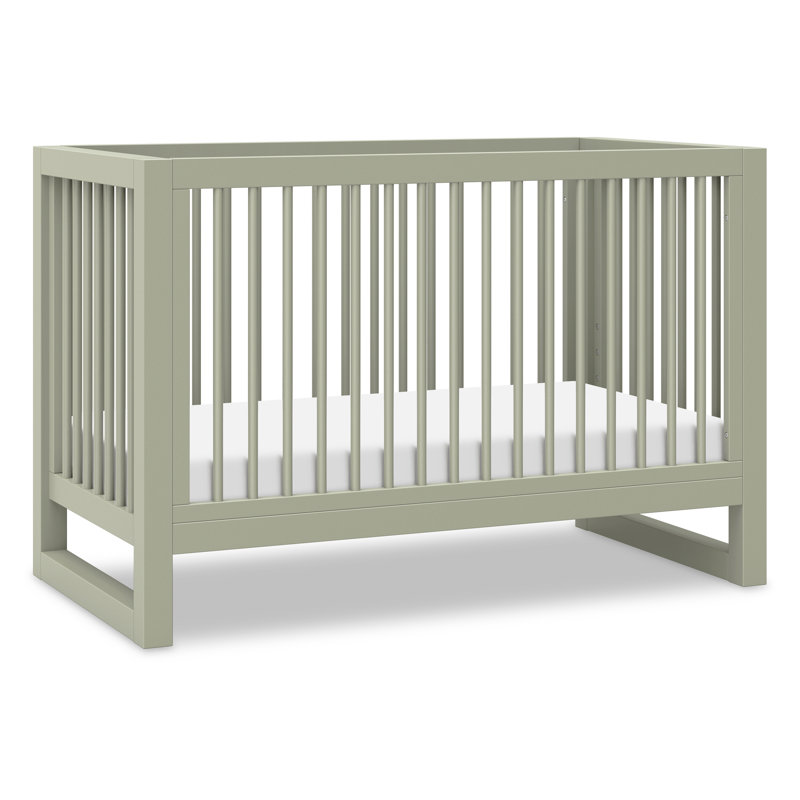 Nantucket Greenguard Gold Certified 3 -in-1 Convertible Crib, French Sage