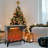 24-Inch Three-Sided Glass Modern Electric Fireplace | Freestanding | Tempered Glass+Sheet Metal-1563096624