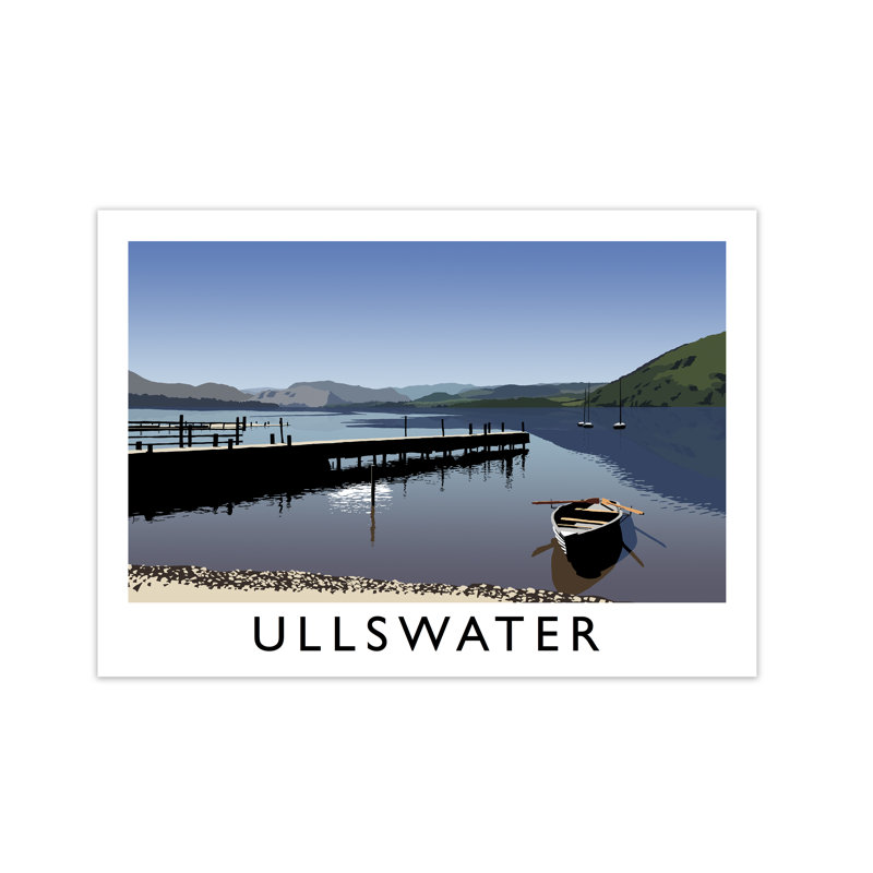 Ullswater by Richard O'Neill - Print, Unframed, 21cm H x 29.7cm W x 3cm D