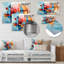 Cubes de couleurs douces III - art mural géométrique en métal MT137594-101159378