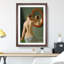 Nude Woman Before the Mirror by Christoffer Wilhelm Eckersberg - Picture Frame Painting-62760139-62760140