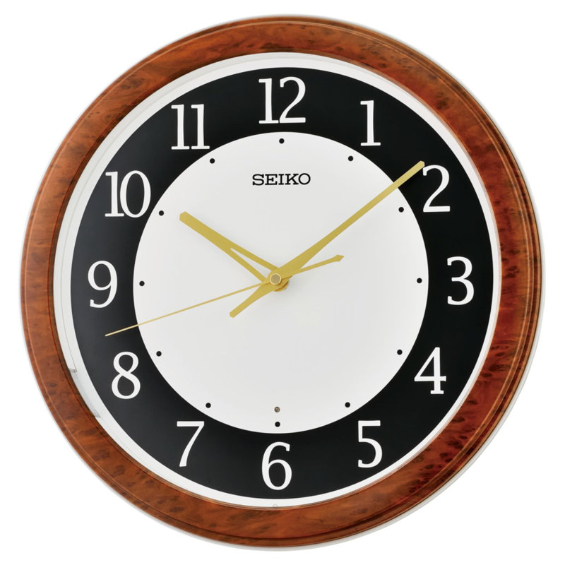 QXA788ZLH Wall Clock, Brown
