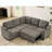 5 Seat Reversible L Shaped Sleeper Sofa