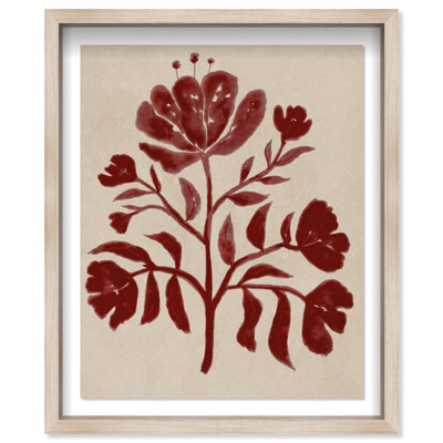 Blooming Alone Framed Graphic Art