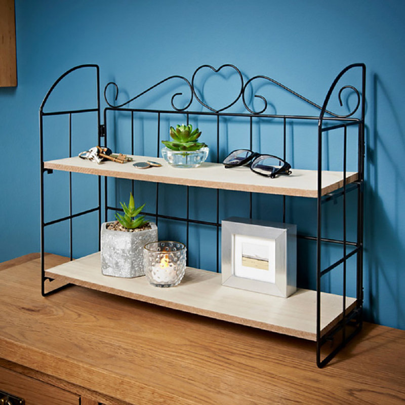 Stamatina 36.5cm W Metal Shelving Unit
