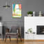 Art mural en verre «Deconstructed Landscape 3» par Jan Weiss-1074415729