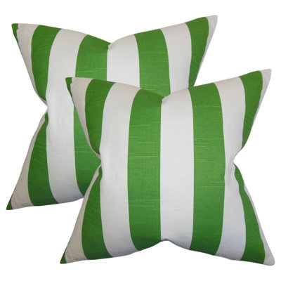  Stripes Cotton Throw Pillow